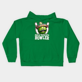 Nacho Average Bowler Kids Hoodie